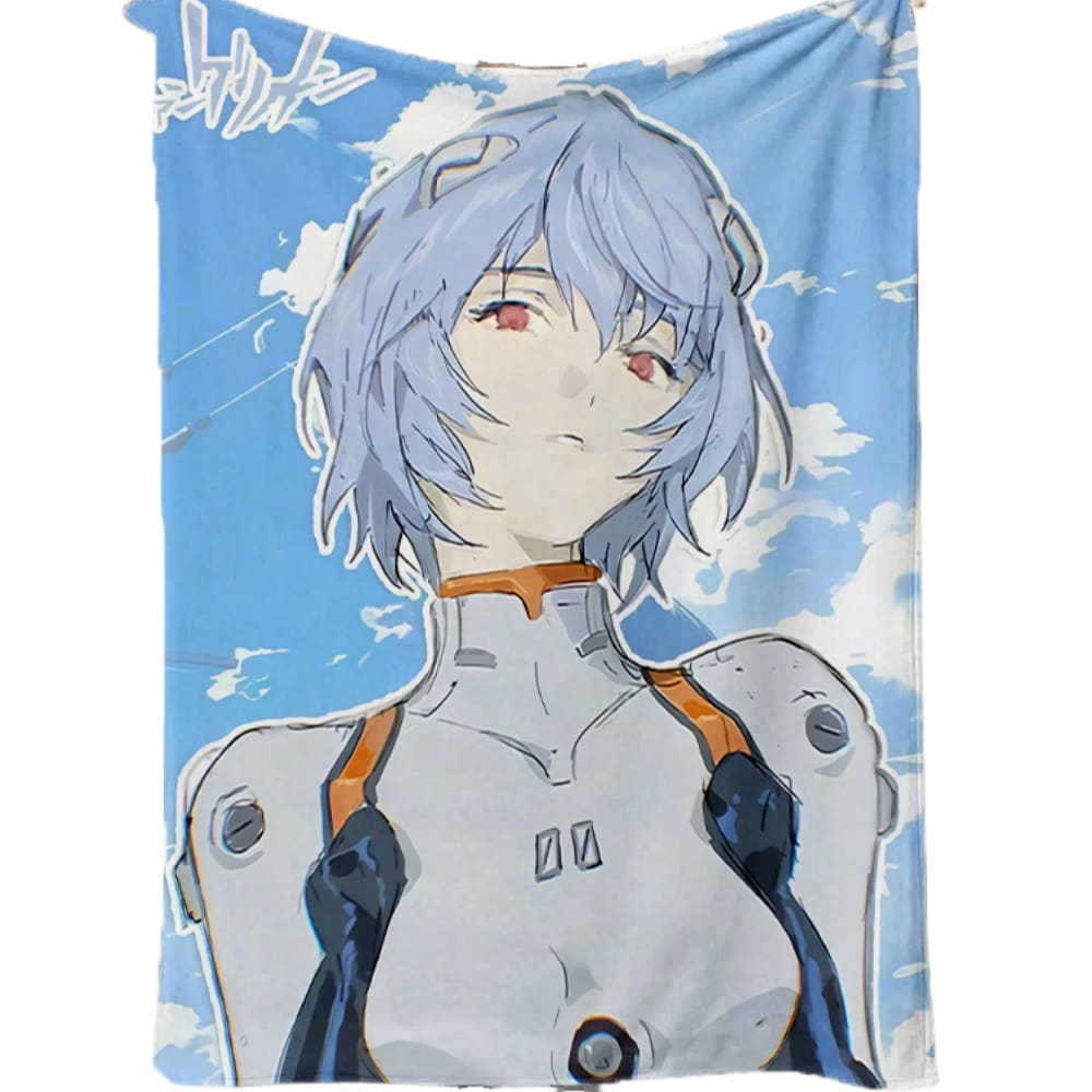 Cobertor SANMU Flannel Anime Digital EVA Ayanami Rei Pattern