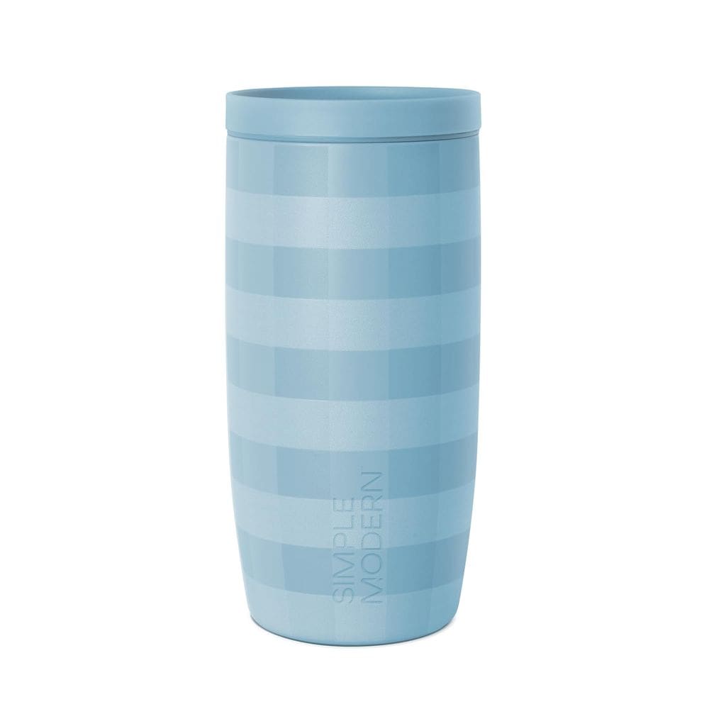 Caneca de café de viagem Tumbler Simple Modern Voyager 480 ml azul