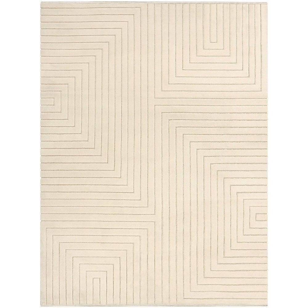 Tapete 150x200 Movimentos Ortagonais Snow Tapete São Carlos Ortagonais Snow