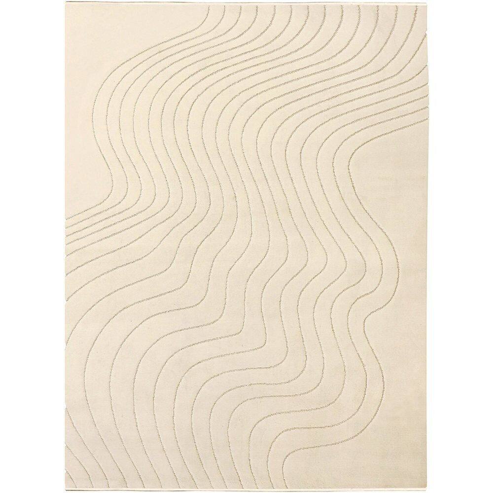 Tapete 150x200 Movimentos Curvas Snow Tapete São Carlos Curvas Snow