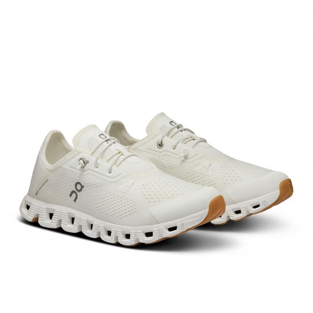 Tênis On Cloud 5 Coast Undyed-White para mulheres
