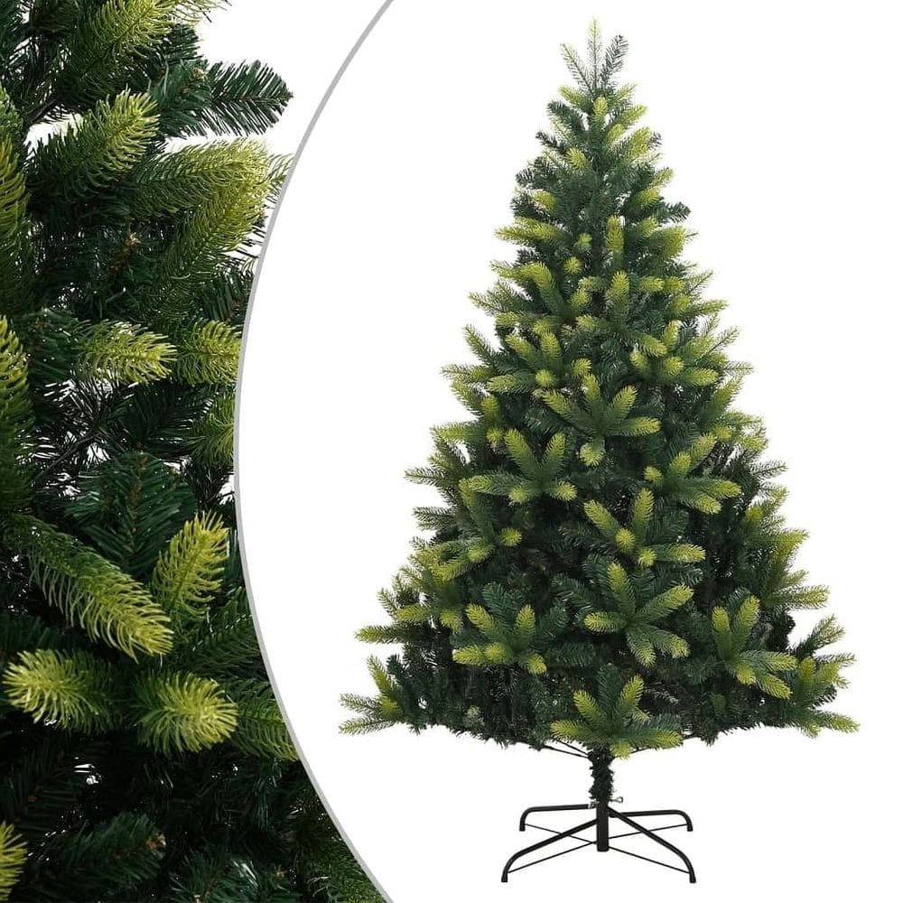 Árvore de Natal artificial vidaXL articulada 180 cm com suporte de metal