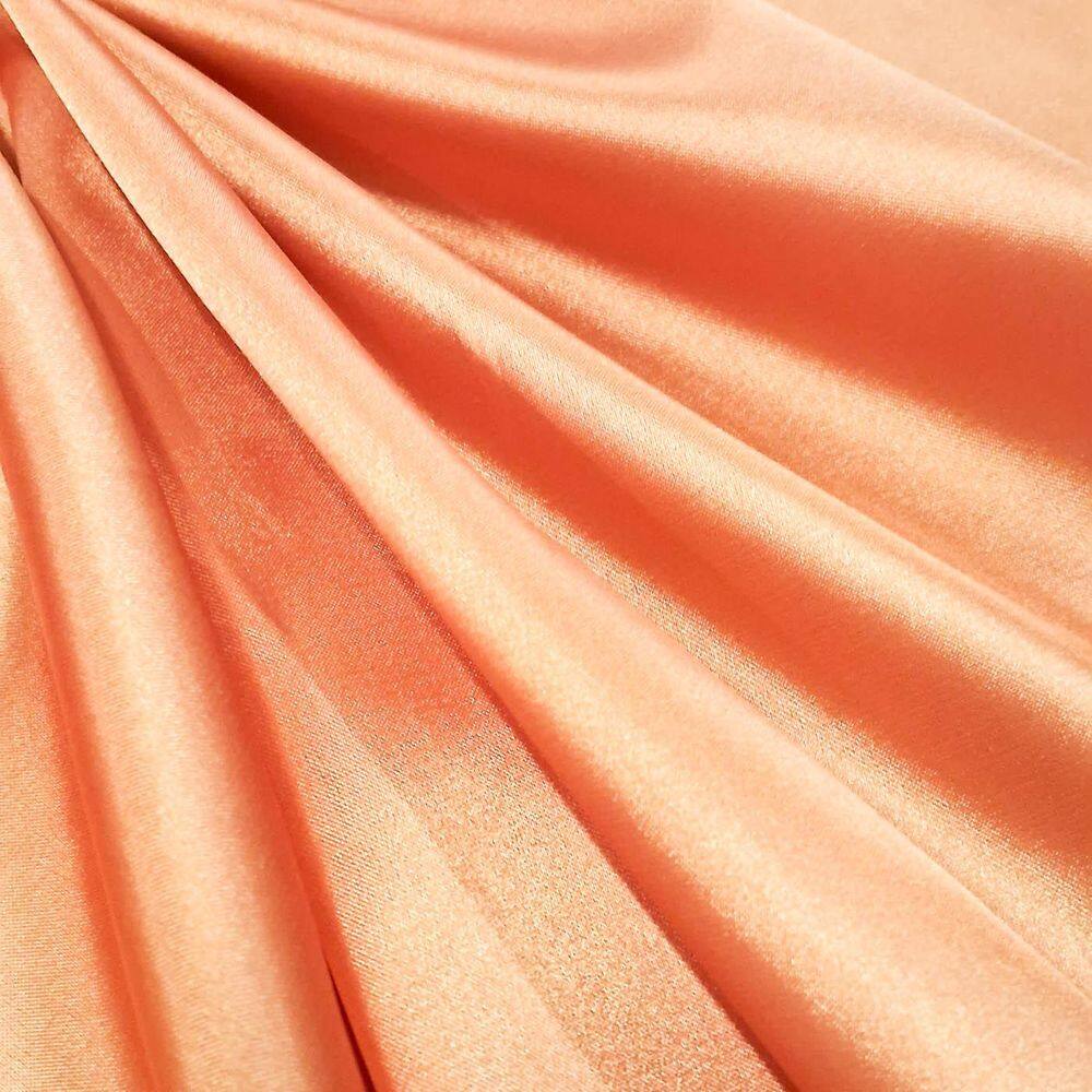 Tecido Cetim De Seda Charmeuse - Cores Lisas - Rolo 3 Metros