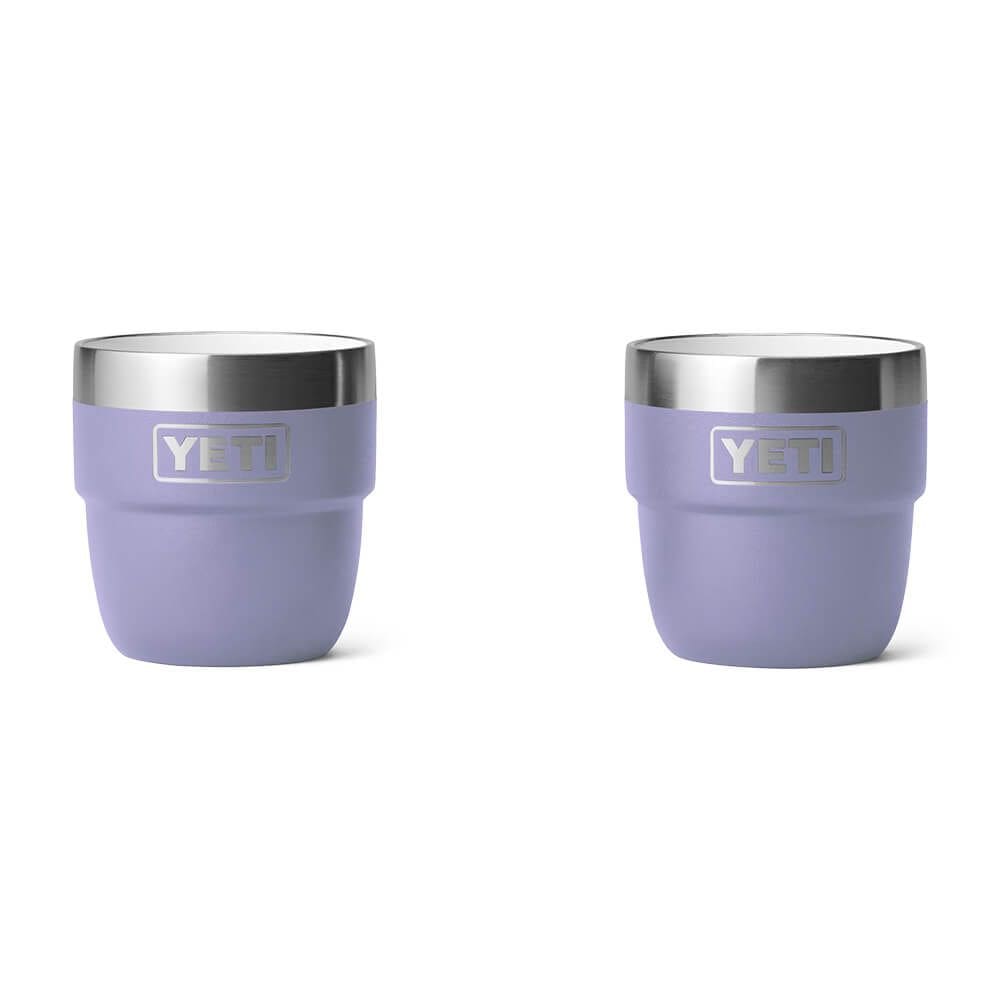 Xícara Yeti Rambler Espresso de 120 ml empilhável, pacote com 2 unidades Cosmic Lilac