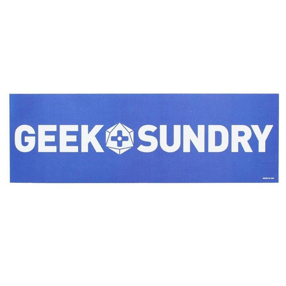 Adesivo de para-choque Nerd Block Geek & Sundry Logo azul