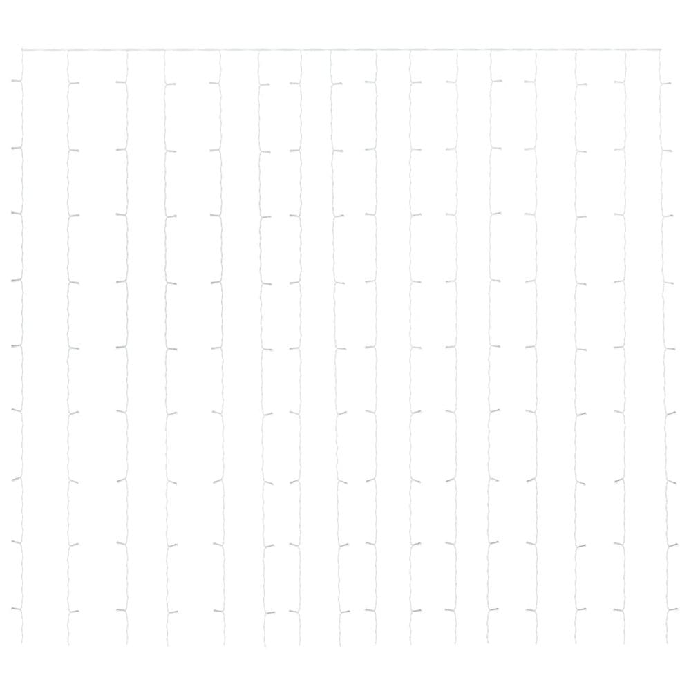 Cortina Fairy Lights vidaXL 3x3m com 300 LEDs brancos frios