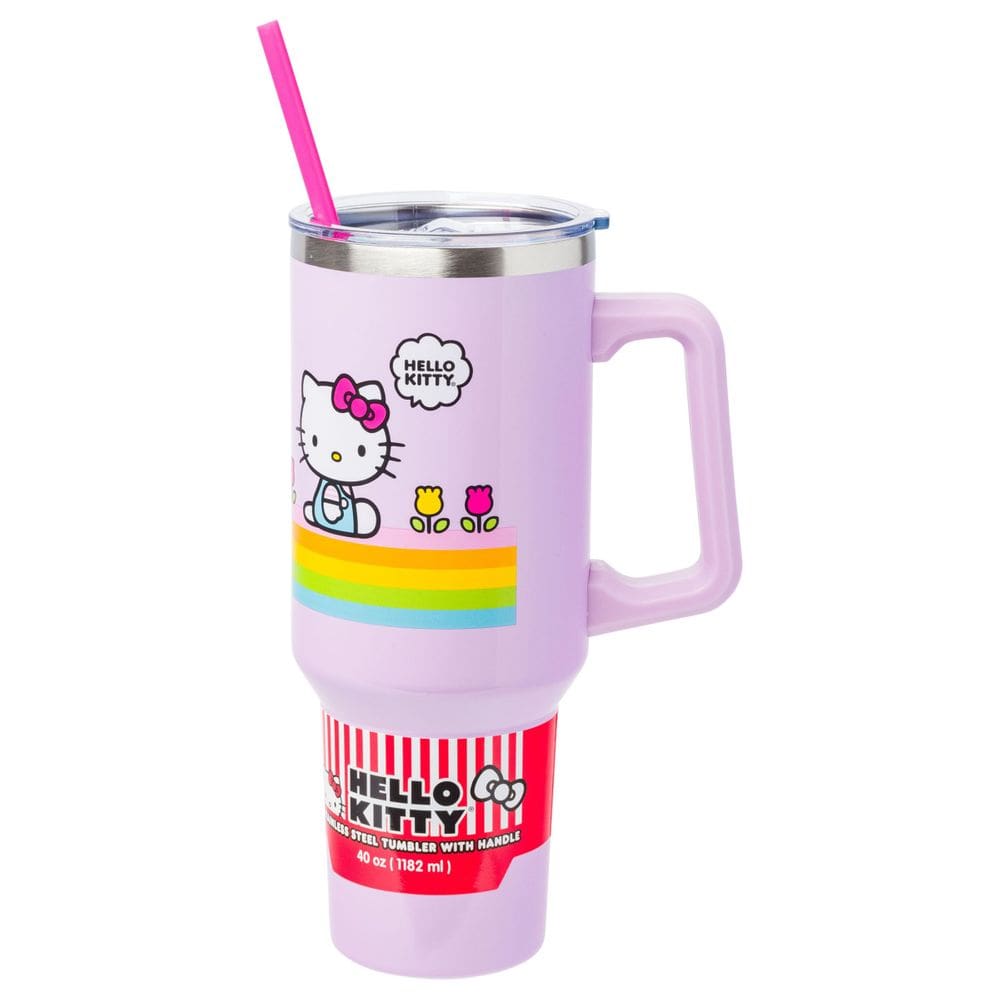 Copo Silver Buffalo Sanrio Hello Kitty 1,2 L em aço inoxidável
