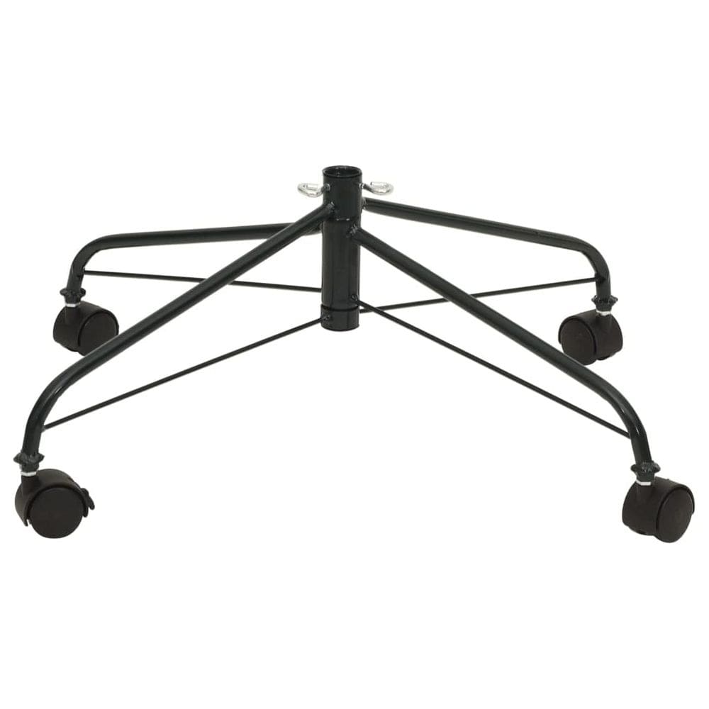 Suporte de árvore de Natal vidaXL Sturdy Steel Black 7 pés