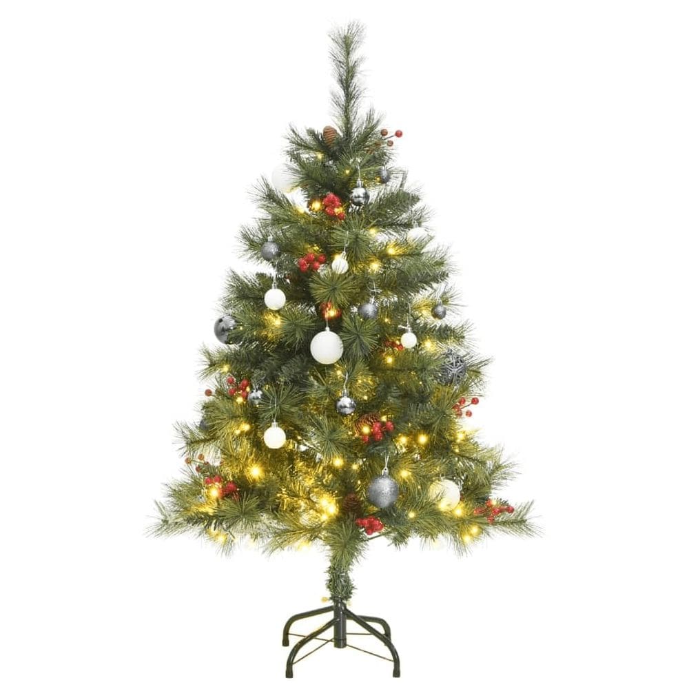 Árvore de Natal vidaXL artificial articulada com 150 LEDs de 1,5 m