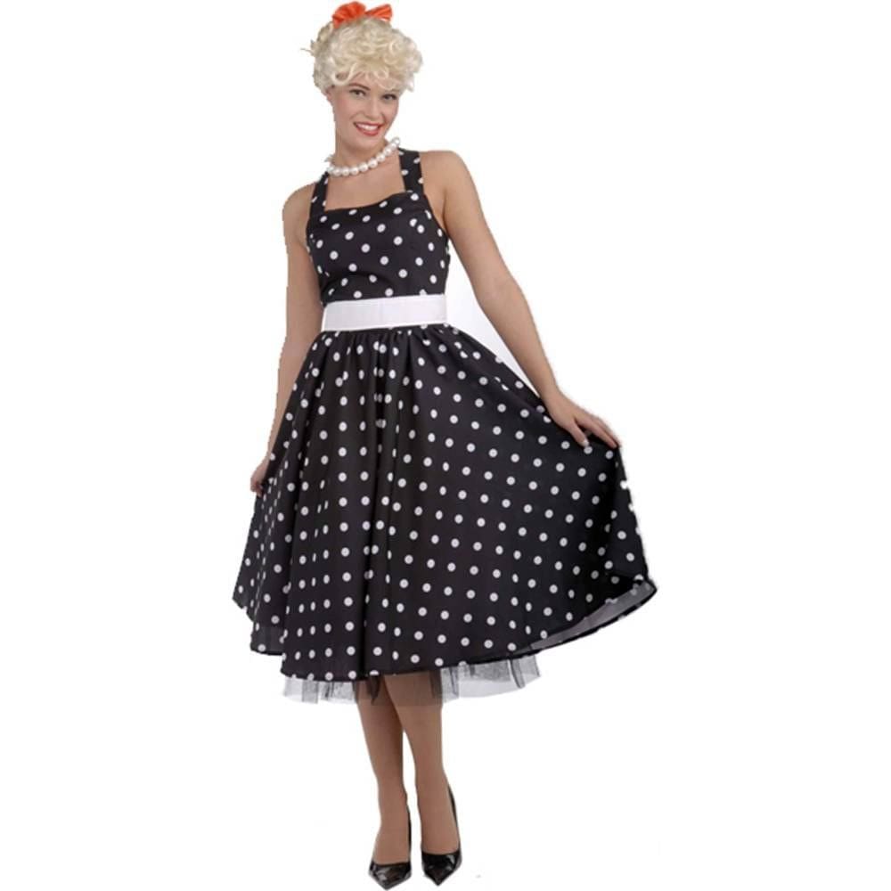 Costume Forum Novelties 50s Cutie para adultos, pequenos e pequenos
