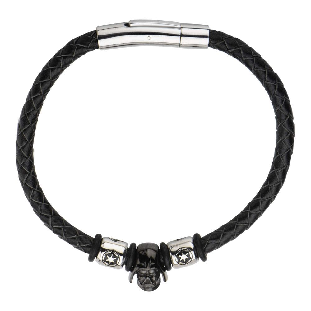 Pulseira Star Wars Darth Vader em aço inoxidável unissex