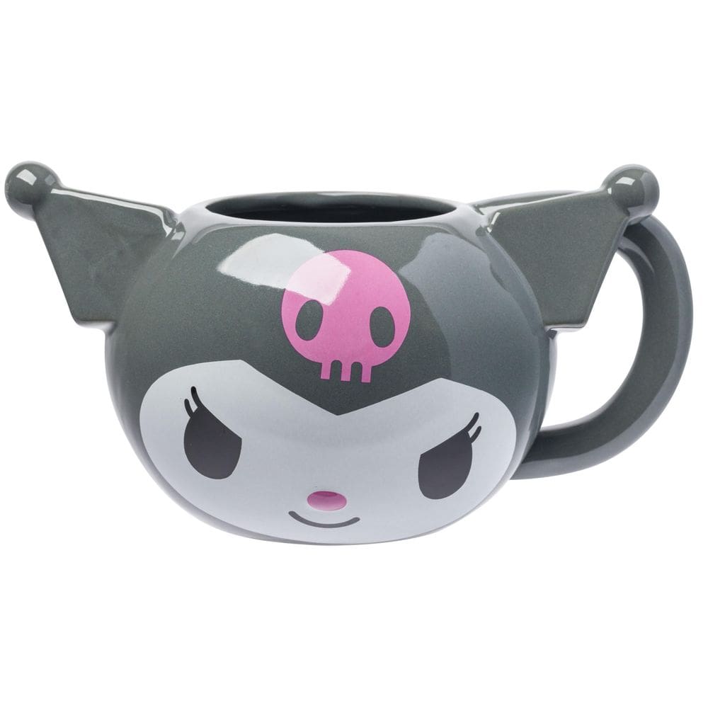 Caneca Silver Buffalo Hello Kitty and Friends Kuromi Ceramic 600ml