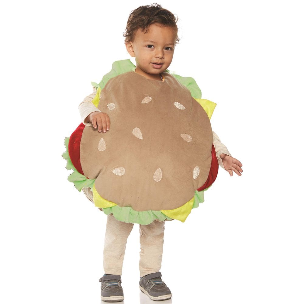 Fantasia Underwraps Hamburger Belly Babies para criança