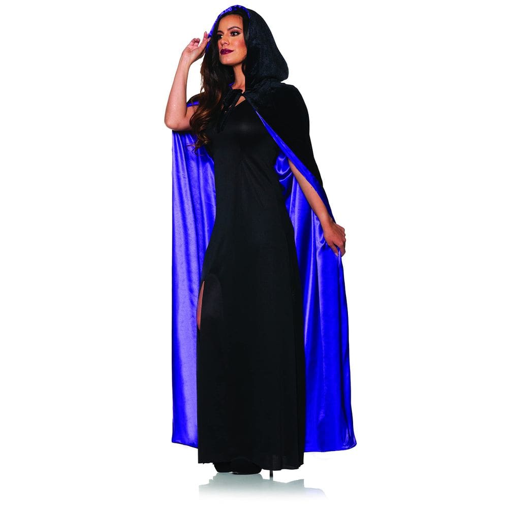 Capa de fantasia UNDERWRAPS feminina com capuz roxa de Halloween