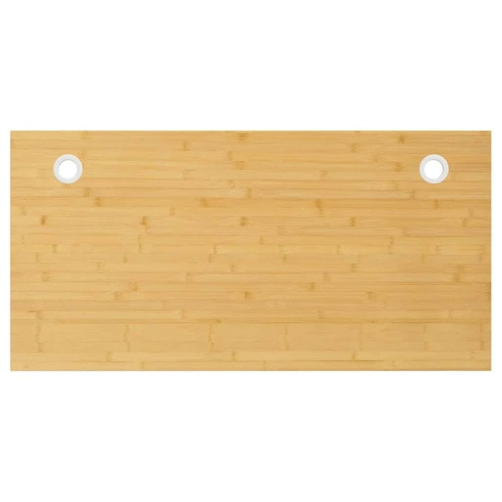 Tampo de mesa de bambu VidaXL Natural Bamboo 80x40x4cm para casa e escritório