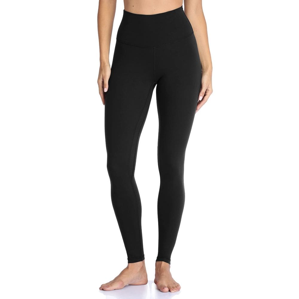 Leggings Colorfulkoala femininas de cintura alta, calças de ioga pretas