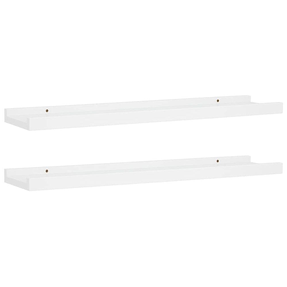 Prateleiras de parede com moldura de parede VidaXL, conjunto de 2