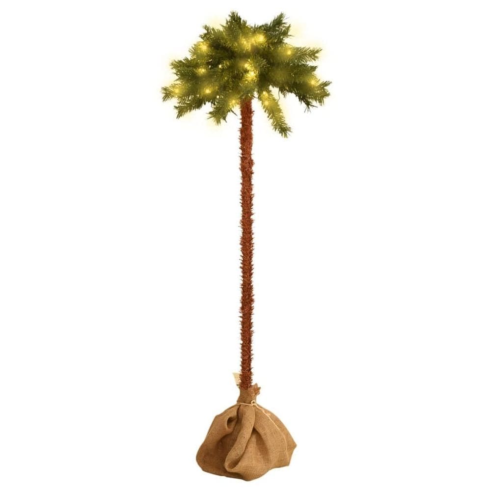 Árvore de Natal vidaXL Artificial Palm com LEDs 180 cm verdes