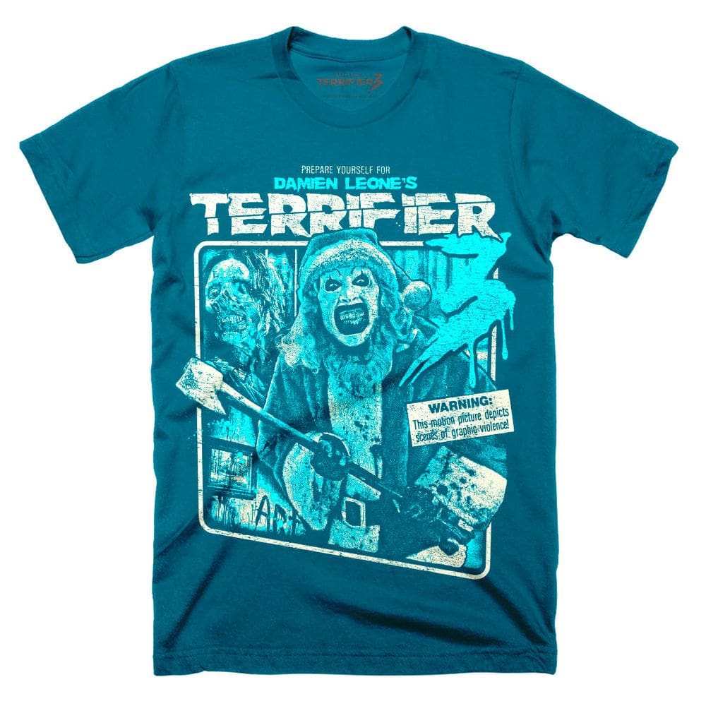 Camiseta ROCKINSTONE Terrifier 3 sem classificação Frosty Terror Halloween