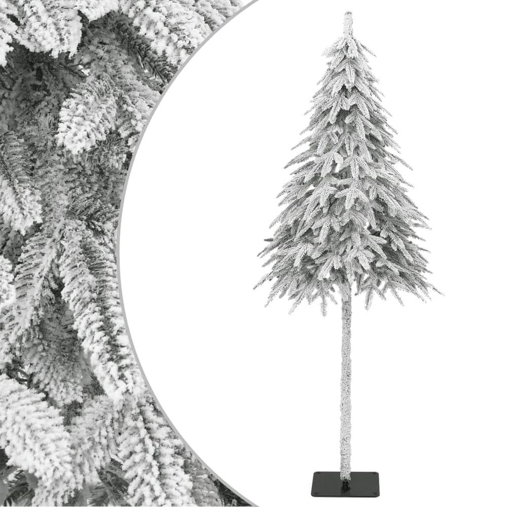 Árvore de Natal artificial vidaXL Flocked Snow 150cm branca