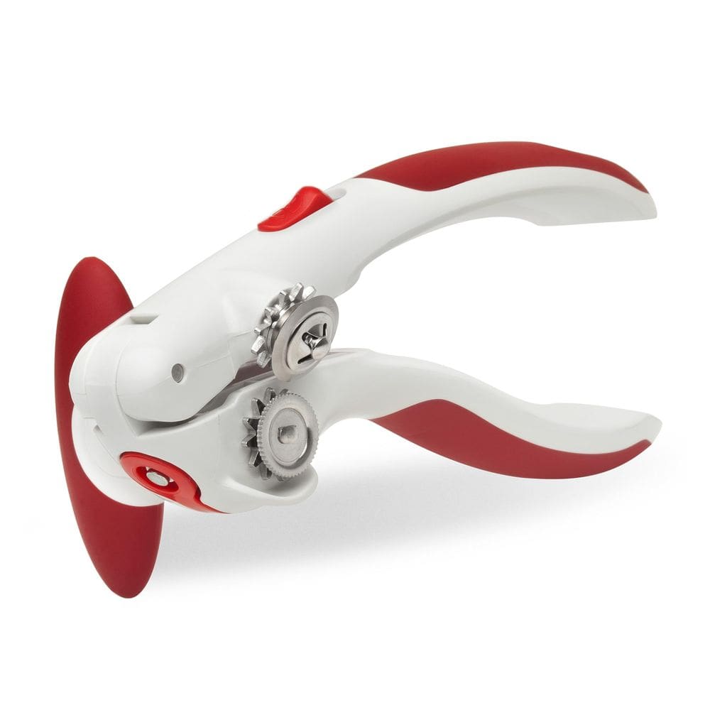 Abridor de latas Zyliss Lock N` Lift com ímã de elevação de tampa vermelho