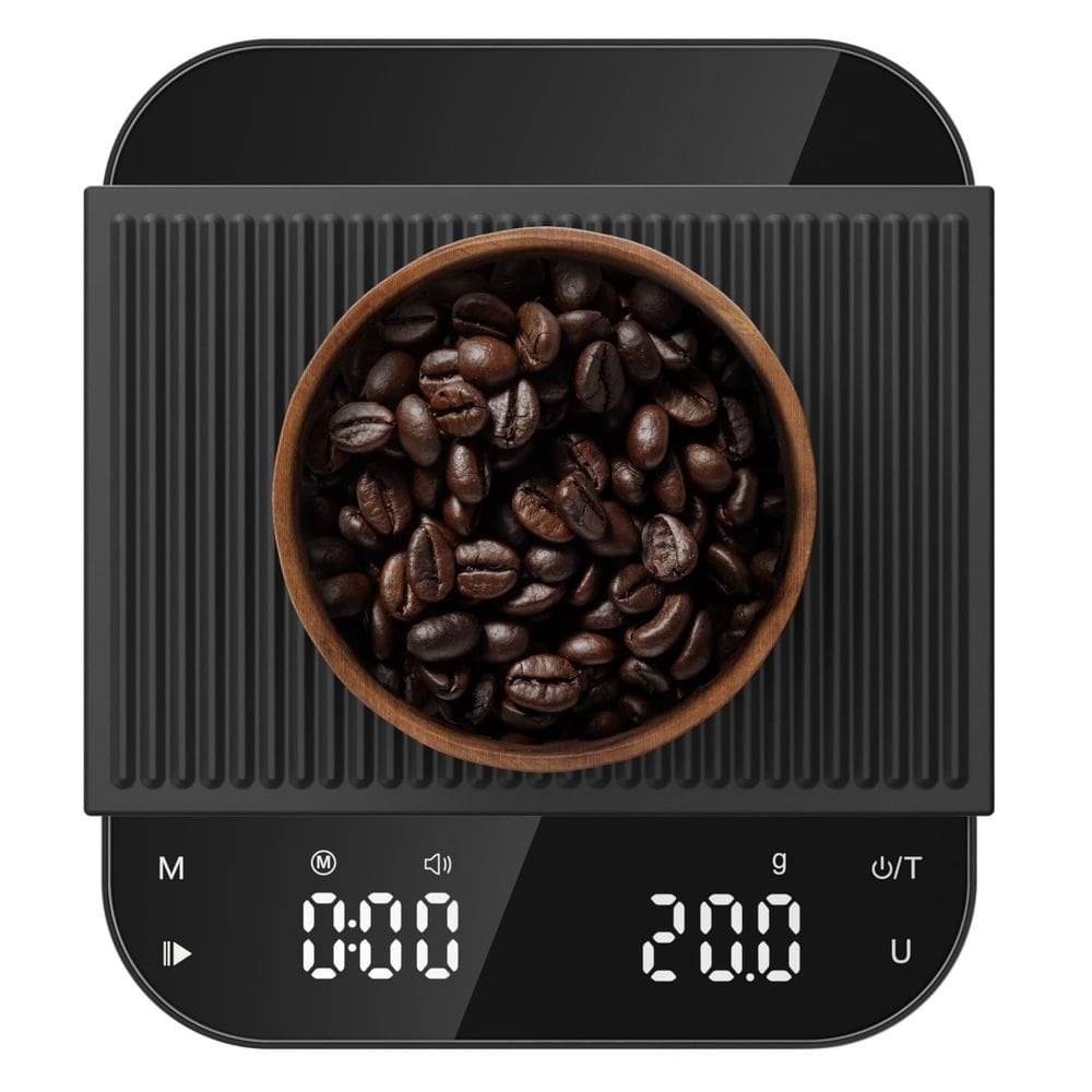 Balança de café Ultrean 3kg/0,1g recarregável com temporizador LCD