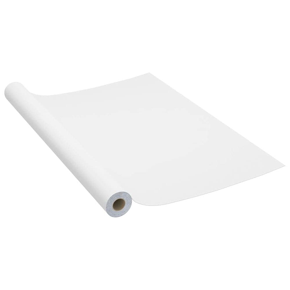 Película de mobiliário VidaXL autoadesiva em PVC branco 500x90cm