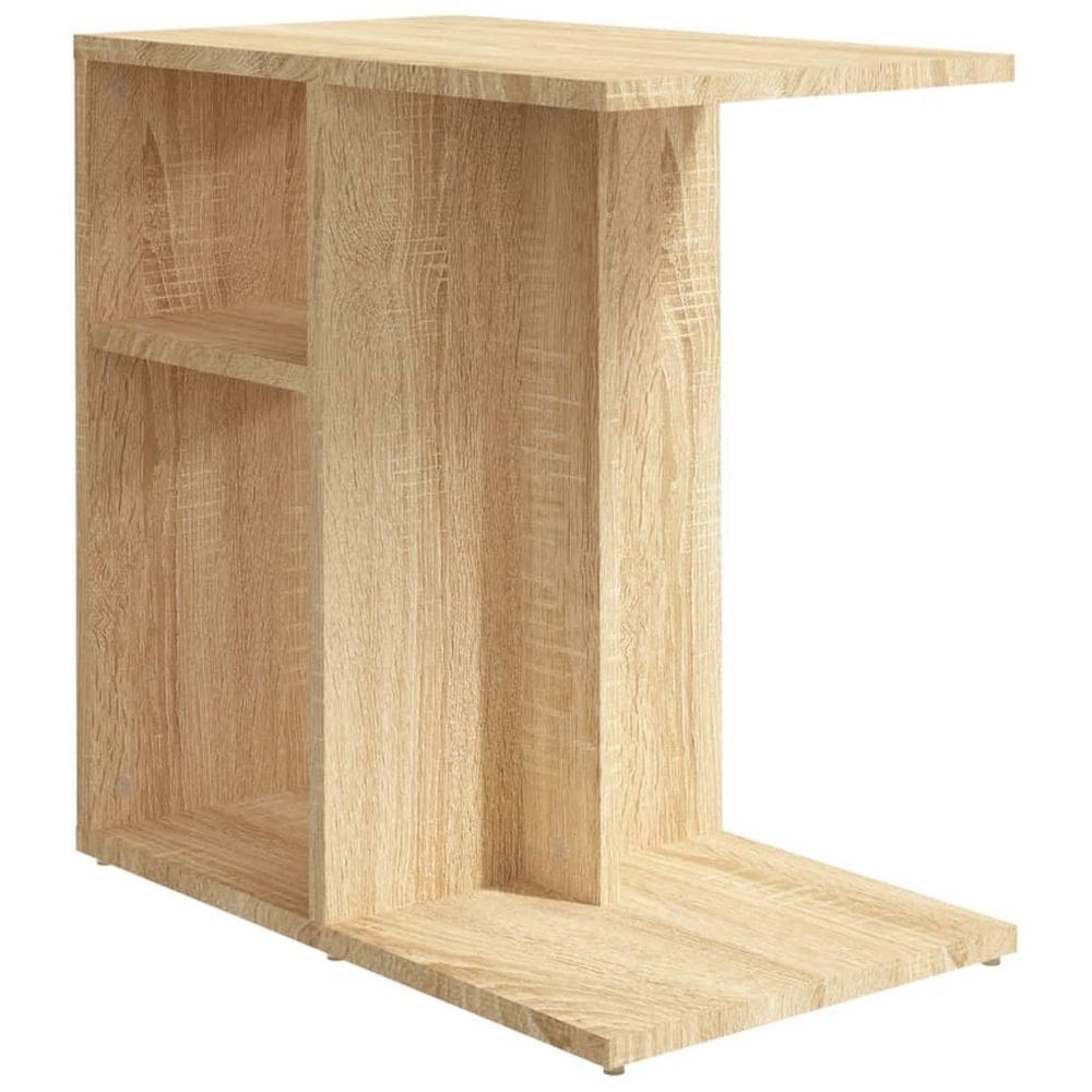 Mesa lateral vidaXL Sonoma Oak 50x30x50 cm de madeira projetada