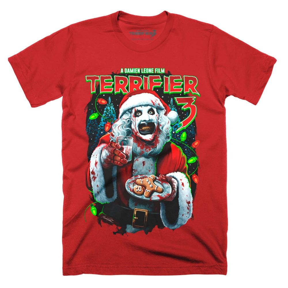 Camiseta ROCKINSTONE Terrifier 3 Milk And Carnage Red Halloween
