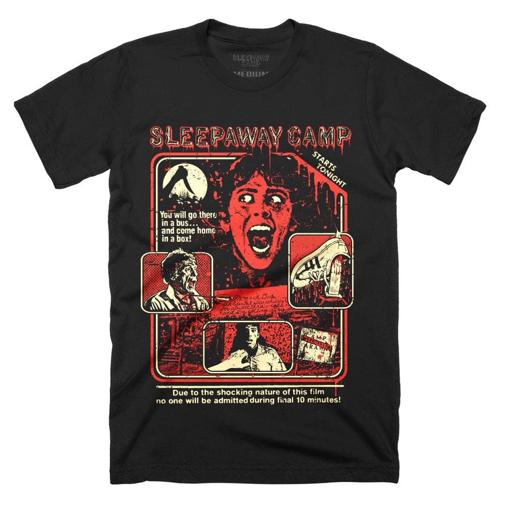 Camiseta ROCKINSTONE Sleepaway Camp Come Home Halloween 2025