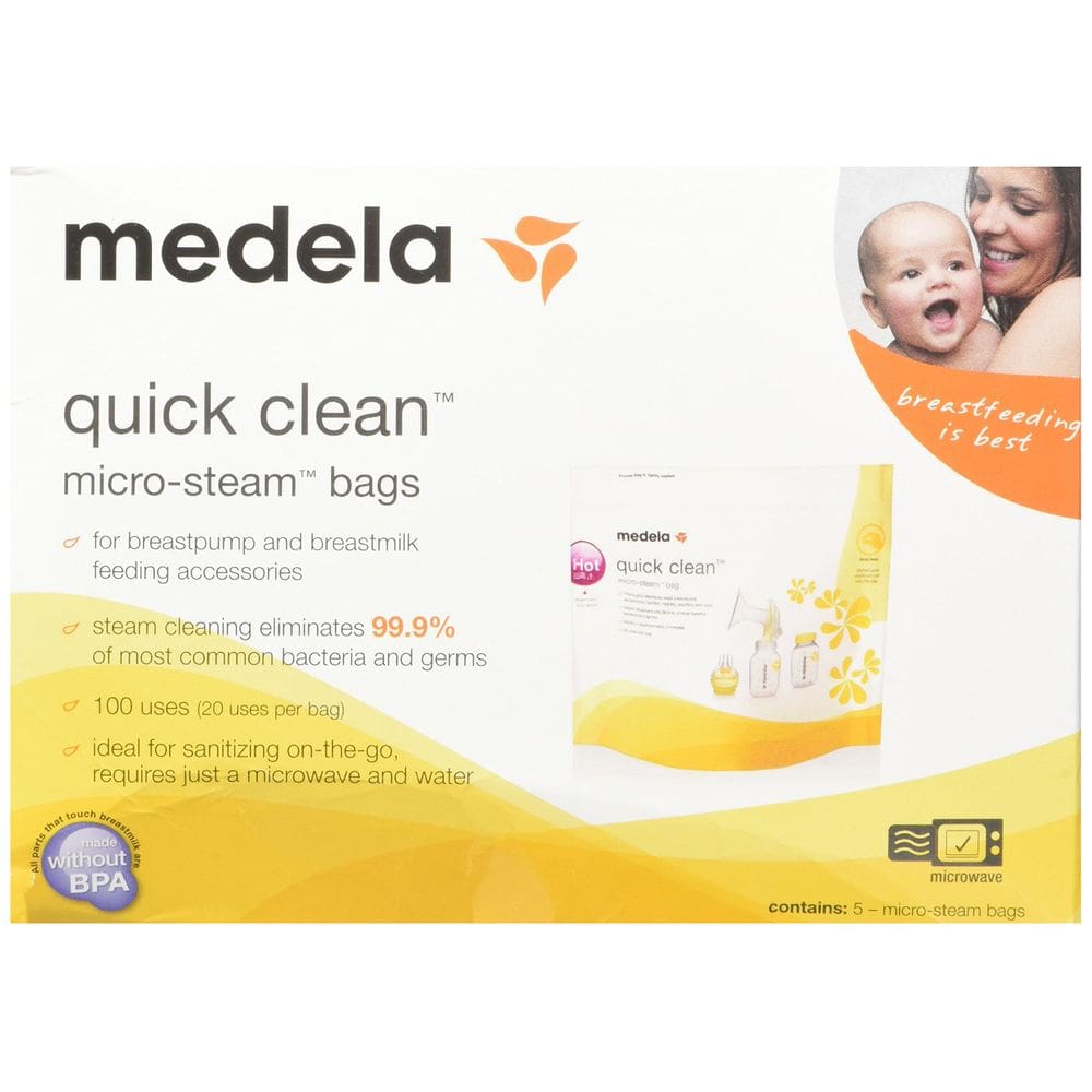 Sacos Micro-Steam Medela Quick Clean 10 sacos (2x5)