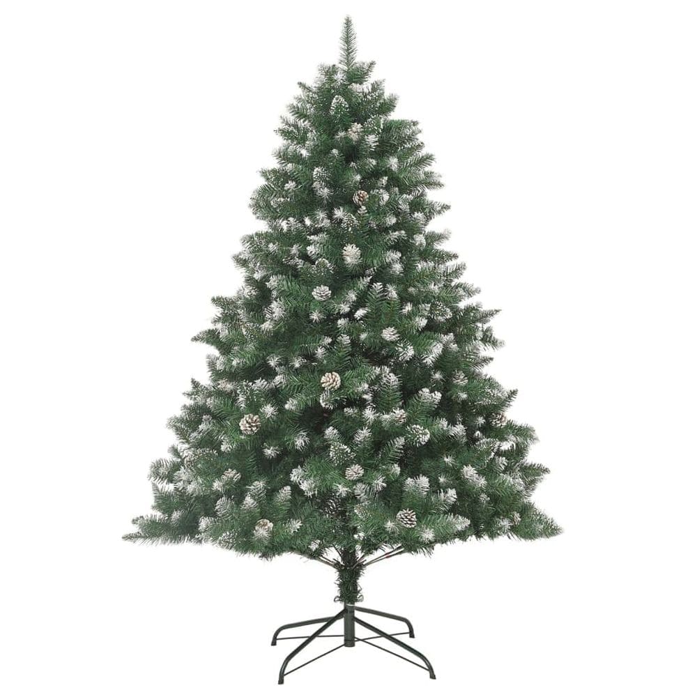 Árvore de Natal vidaXL em PVC artificial 180cm com suporte de aço
