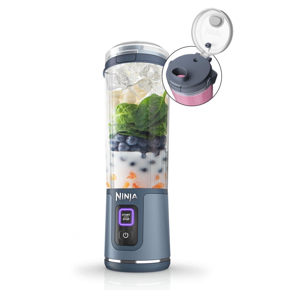 Liquidificador portátil Ninja BC151NV Blast 500mL sem fio azul