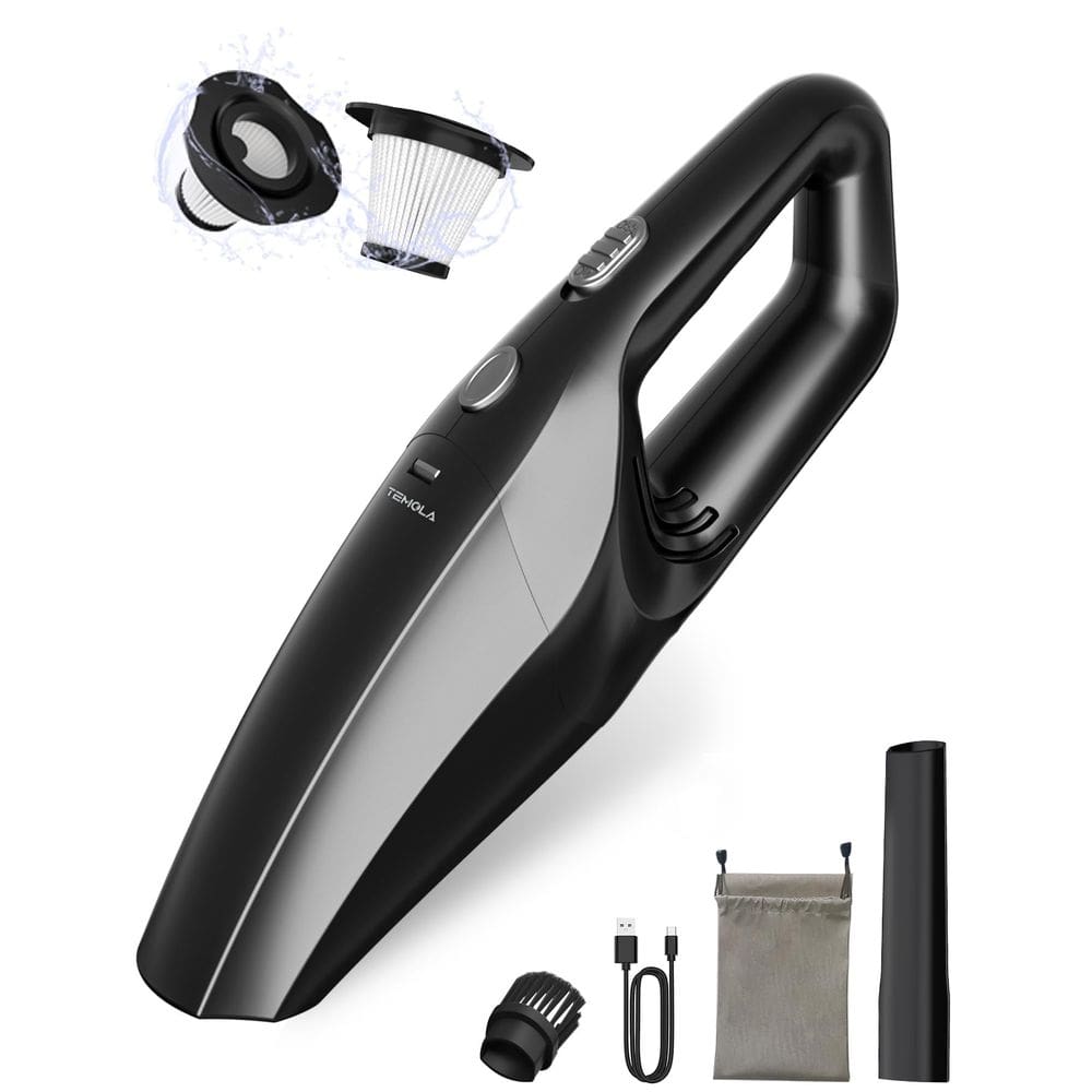Aspirador de pó portátil para carro TEMOLA TS10 High Power Cordless