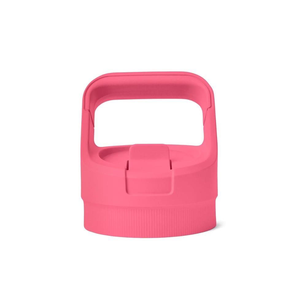 Tampa de palha para garrafa YETI Yonder com a mesma cor, rosa tropical