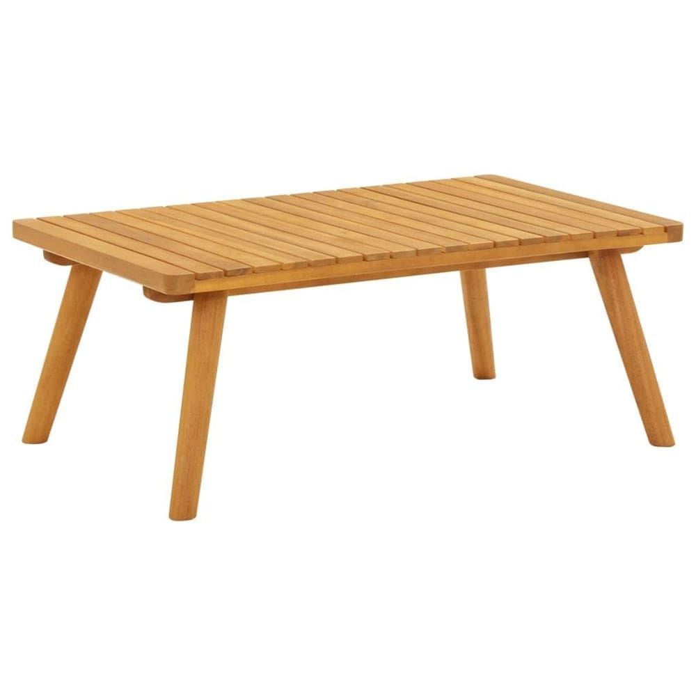 Mesa de café VidaXL Outdoor em madeira maciça de acácia 90x55x35cm