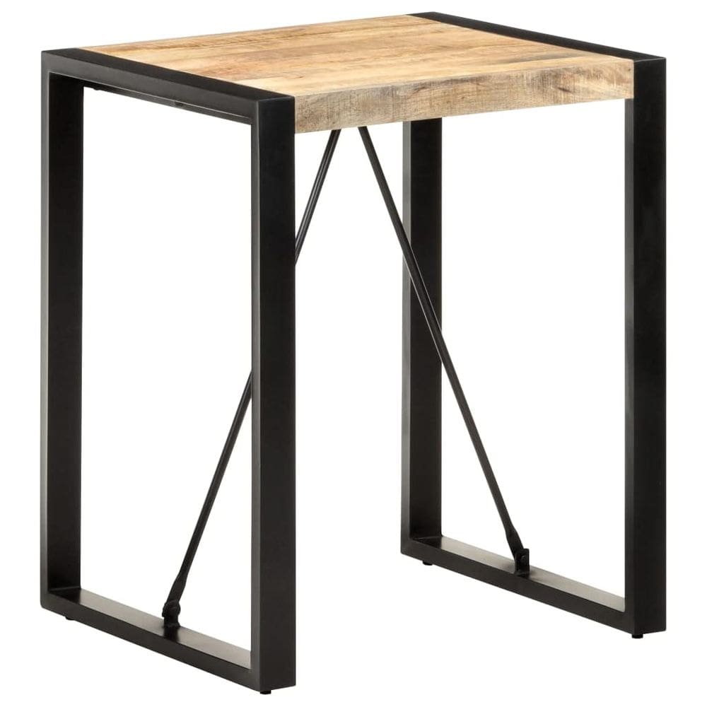 Mesa de jantar VidaXL Solid Rough Mango Wood 60x60x75 cm