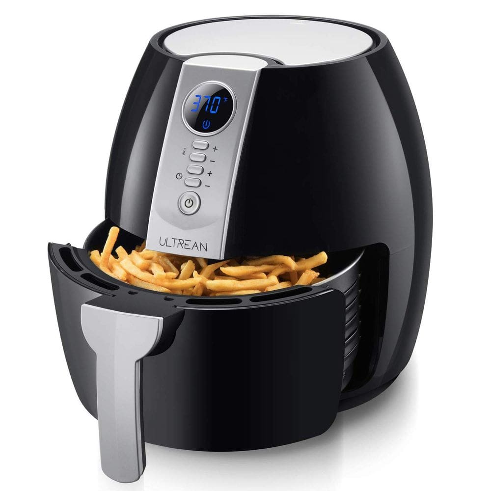 Air Fryer Ultrean 4.2L Forno elétrico de ar quente 1500W preto