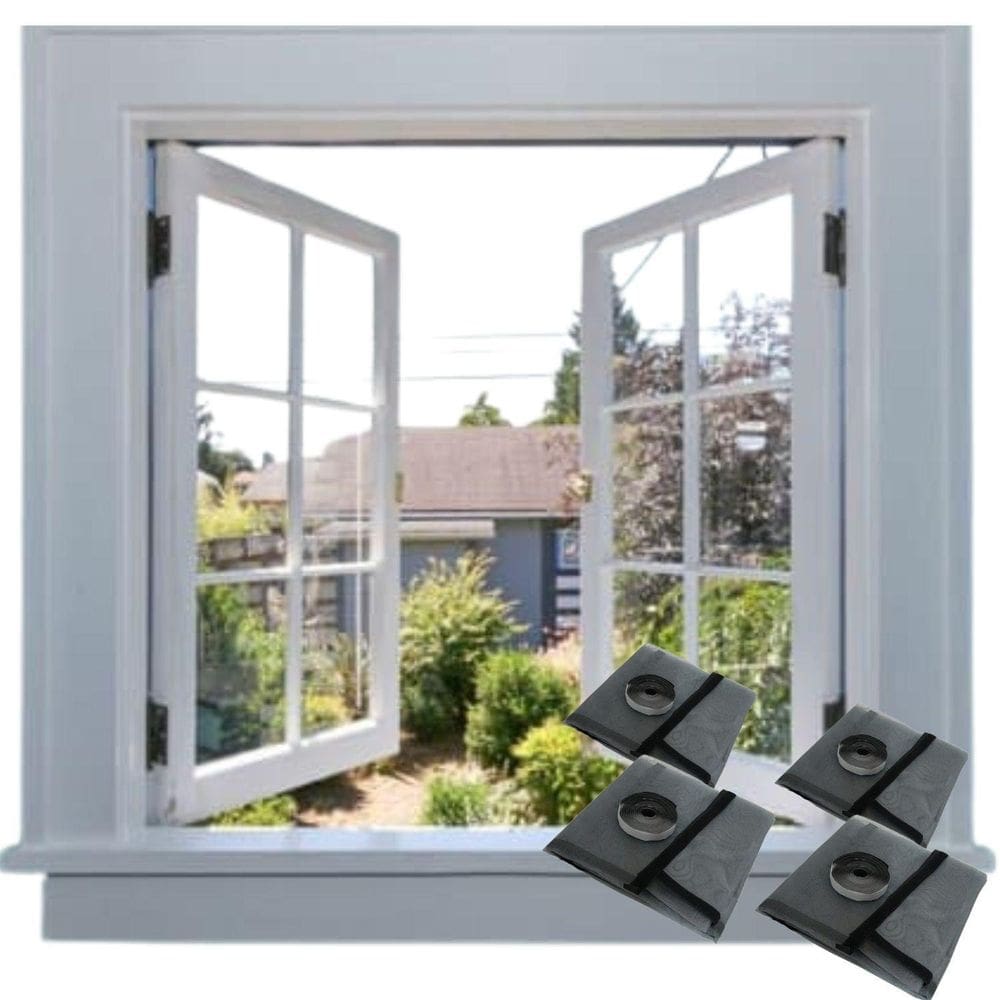 4X Tela Mosqueteira Janela 1.2 X 1.2 Proteção