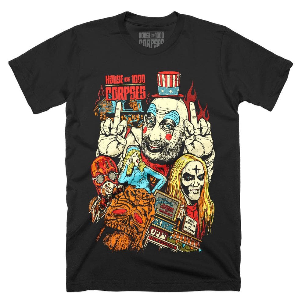 Camiseta ROCKINSTONE House Of 1000 Corpses Dare You Enter