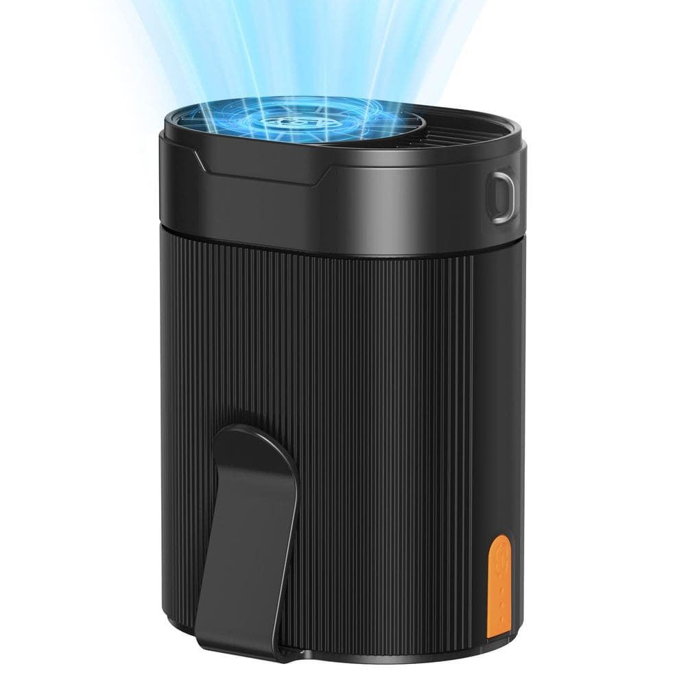 Ventilador de cintura COZOME, bateria recarregável 25H, duração de 4 velocidades