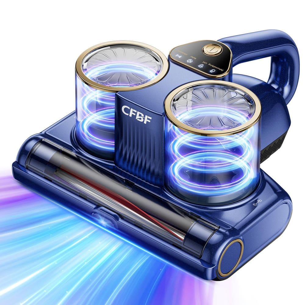 Aspirador de colchão CFBF 500W 16Kpa de sucção com luz UV-C