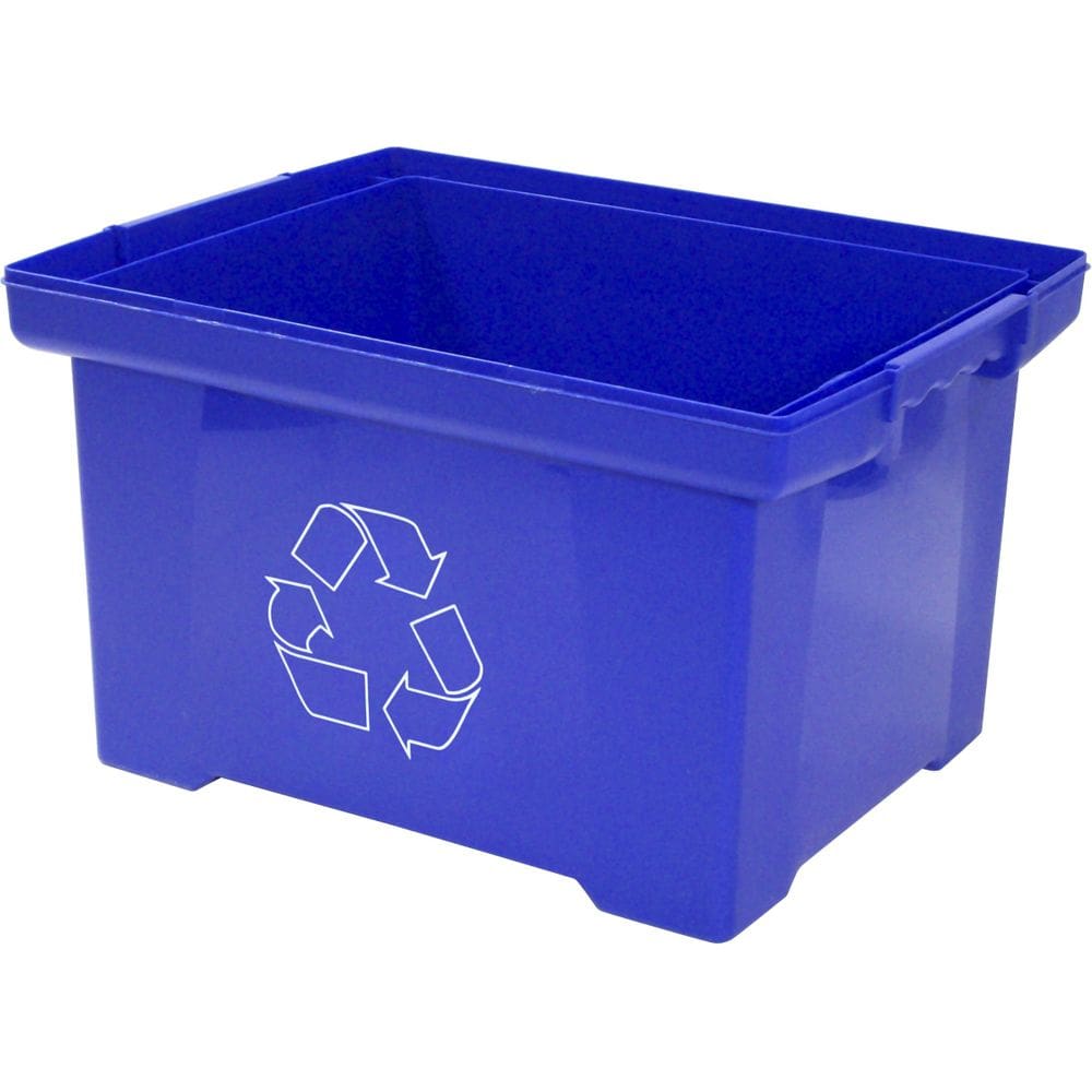 Lixeira Storex 34L Blue Heavy-Duty Polipropileno