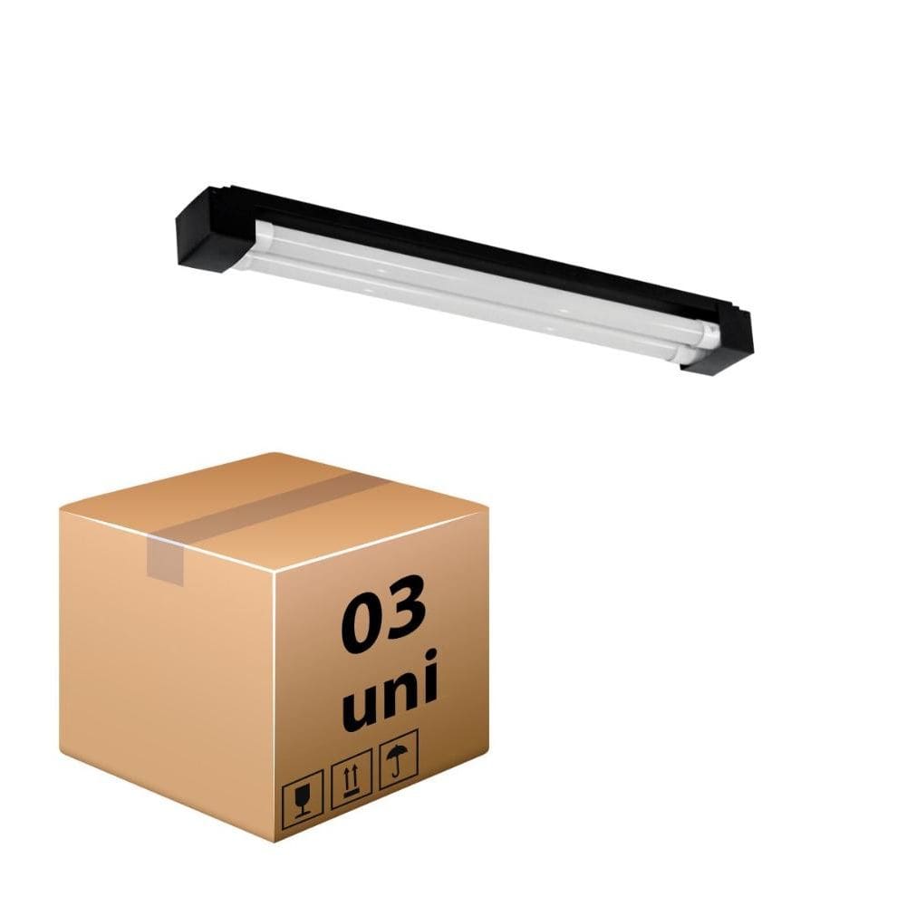 Kit 3Pç Lum Sob Gamma 2Xt8 60Cm