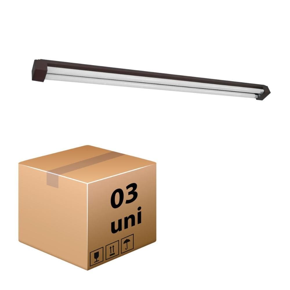 Kit 3Pç Lum Sob Gamma 2Xt8 120Cm
