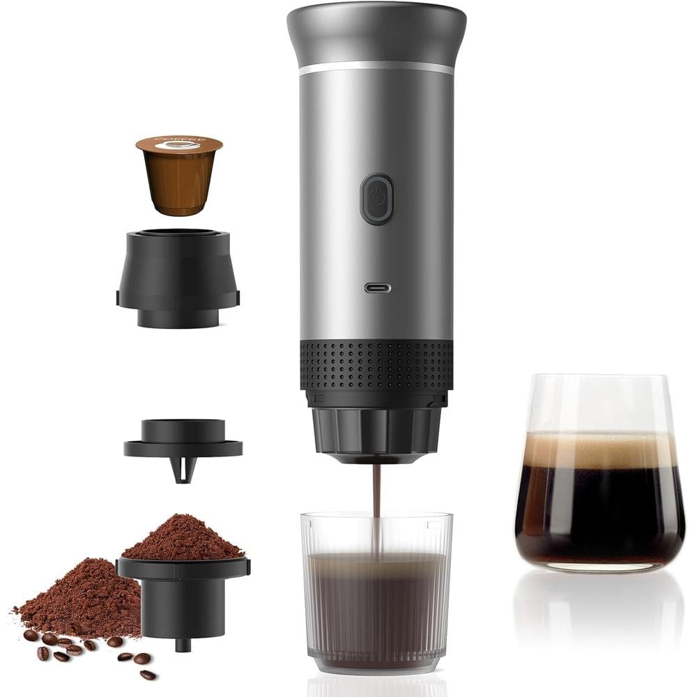 Cafeteira portátil Zcyge Espresso Machine com bateria