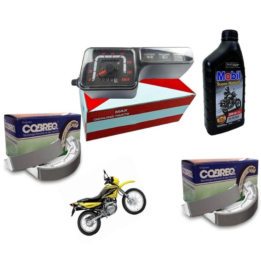 Painel Par Lona Cobreq Óleo 20W50 Mobil Nxr Bros 2003 A 2005