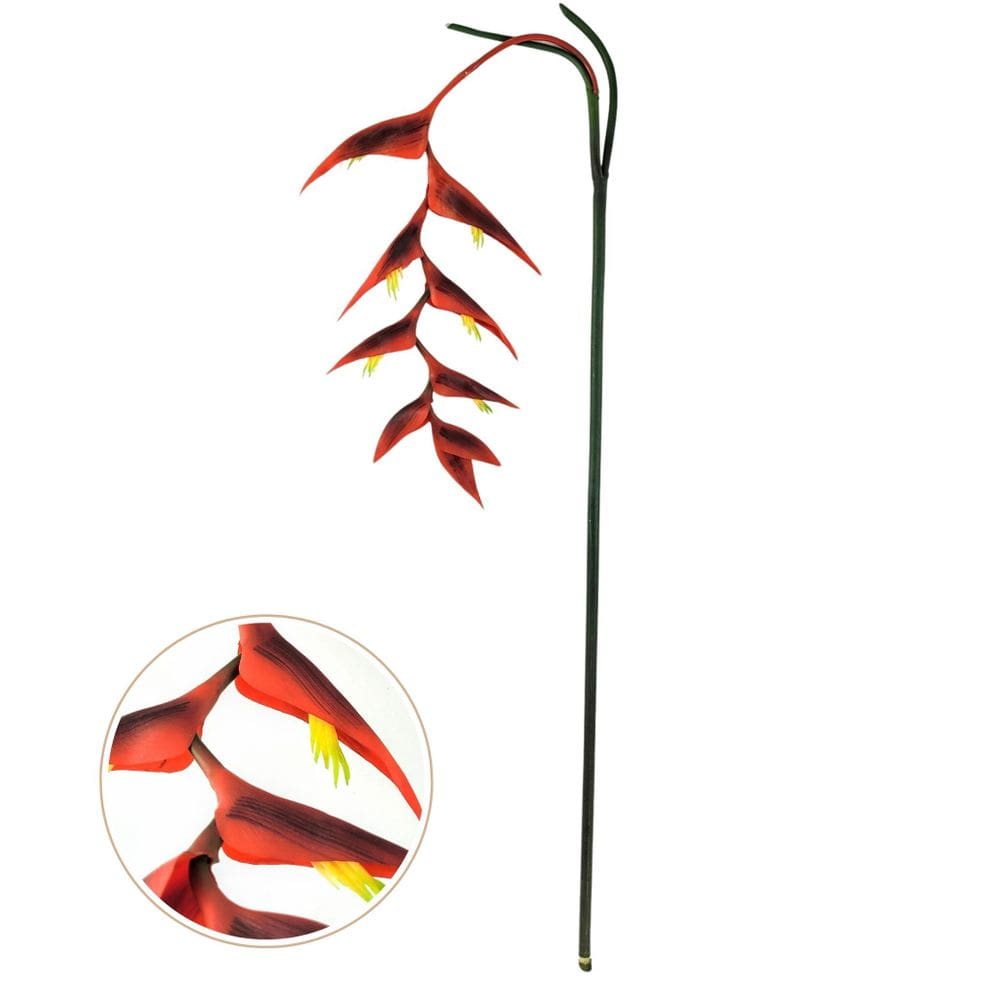 Helicônia Artificial 89Cm Planta Permanente Toque Real
