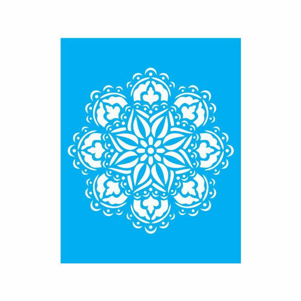 Stencil Tamako Mandala - 20X25Cm - Ref 9158