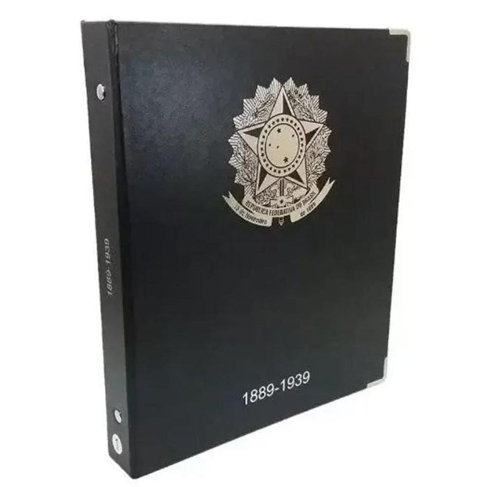 Álbum De Luxo Nº1 Para Moedas República Réis 1889 - 1939